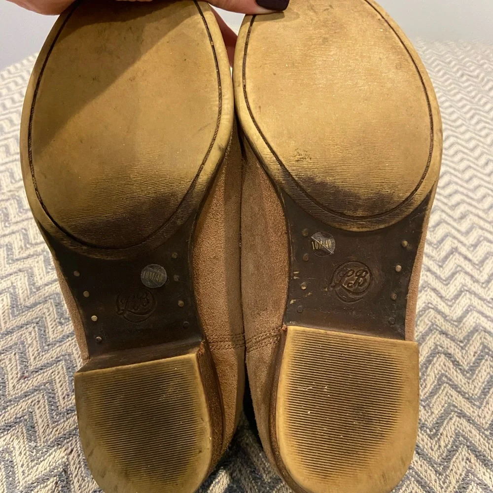 Lucky Brand Benissa Suede Ankle Boots in Carmel Brown – Size 10